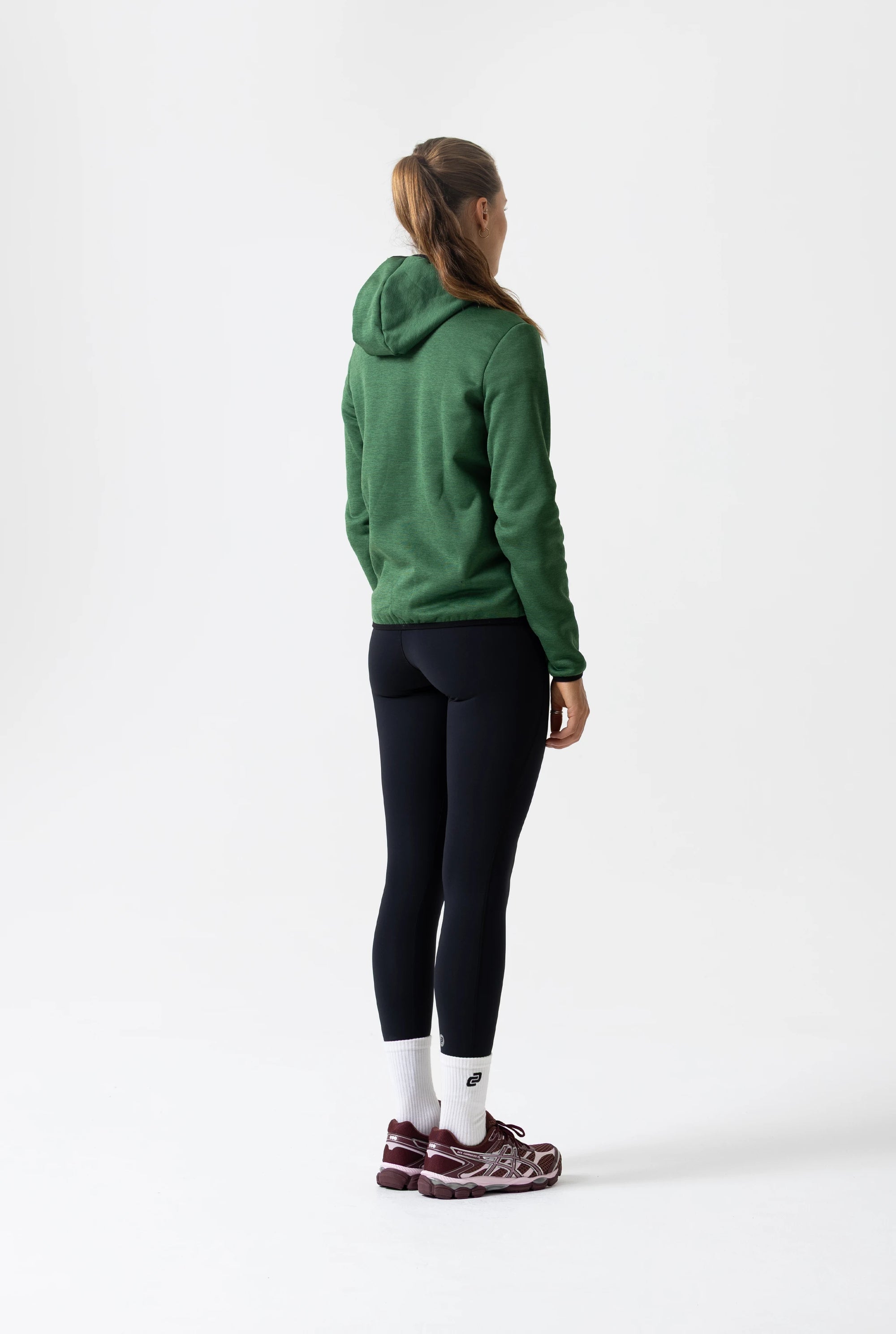 Women's Mélange Hoodie (Green)