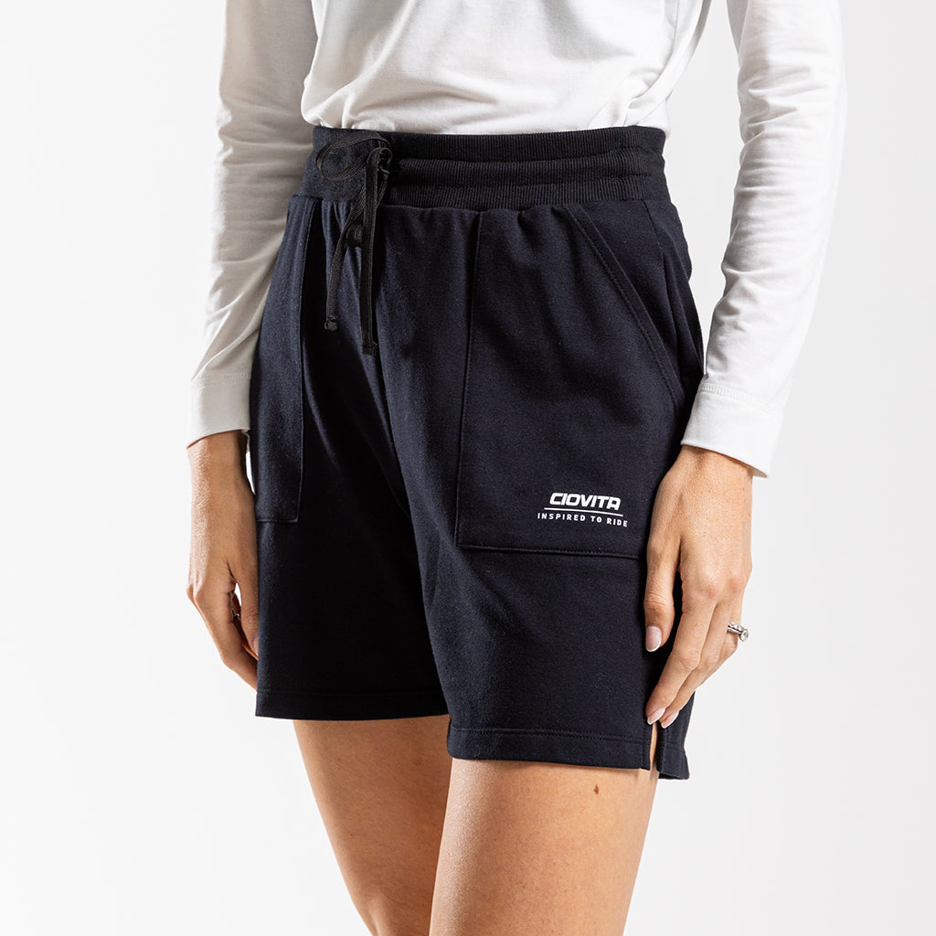 Women's Fleece Shorts (Black)