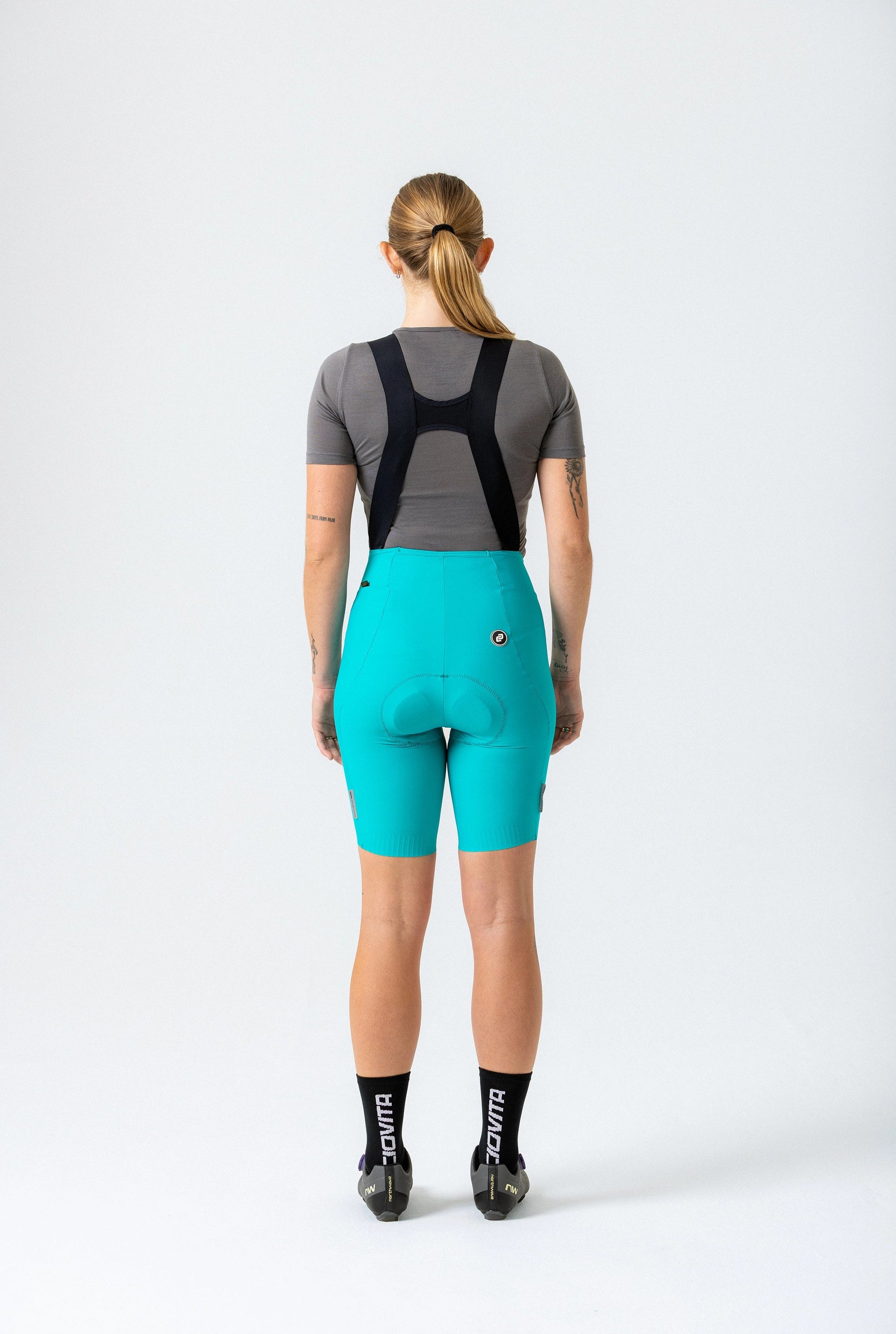 Women's Supremo Pace Bib Shorts 2.0 (Teal)
