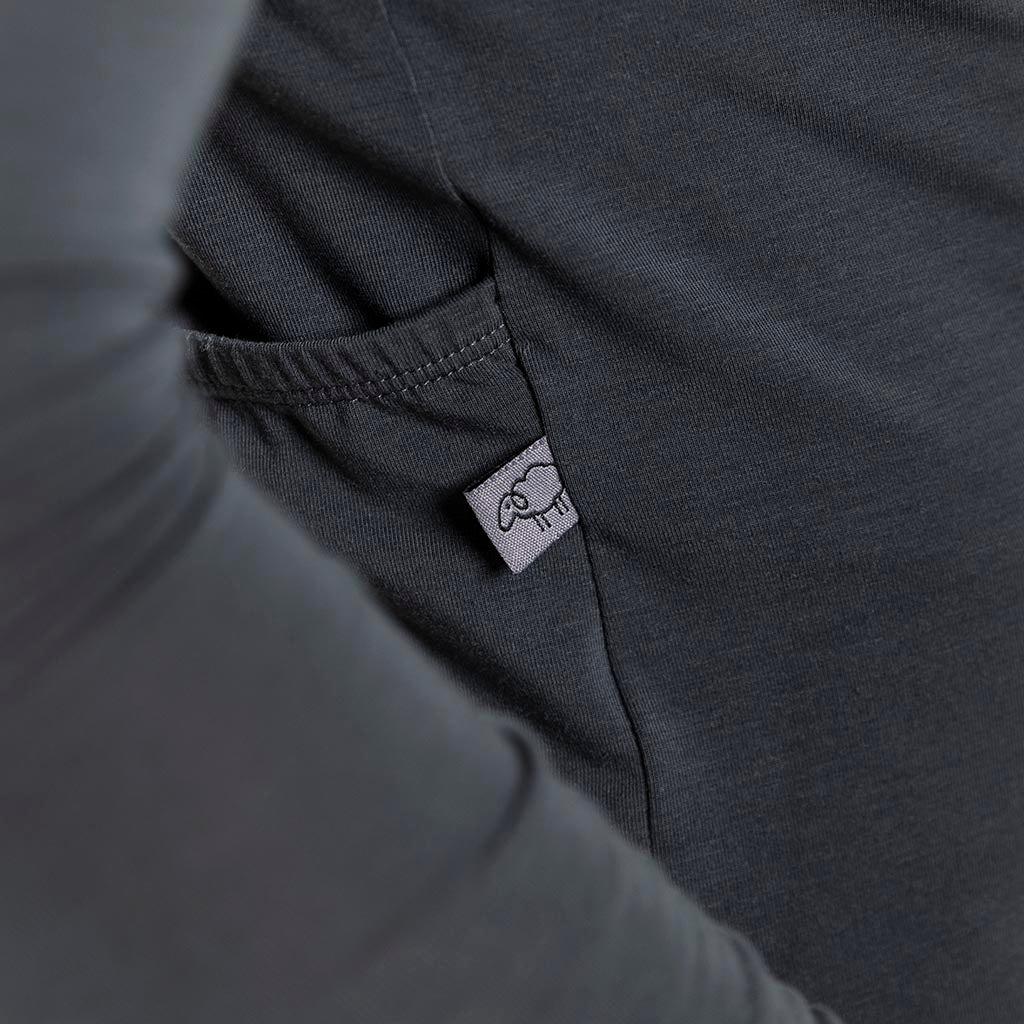 Men's Pecora Long Sleeve Merino Jersey (Charcoal)